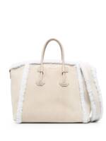 Givenchy Shopper mit Shearling-Besatz - Nude