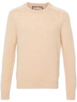 Gucci Pullover mit Logo-Stickerei - Nude