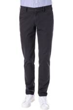 HILTL Herren Chino grau Baumwolle Slim Fit