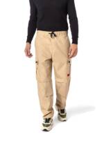 HUGO Herren Cargohose beige Baumwolle