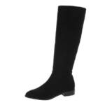 Ital-Design Damen Elegant Stiefel (87124612) Blockabsatz Flache Stiefel in Schwarz