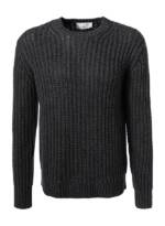 JUVIA Herren Pullover grau unifarben