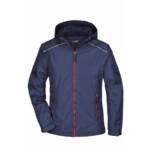 James & Nicholson Sportliche, funktionale Outdoorjacke Damen JN1117 Gr. 2XL navy/red