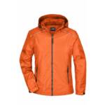 James & Nicholson Sportliche, funktionale Outdoorjacke Damen JN1117 Gr. 2XL orange/carbon