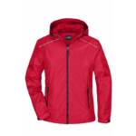 James & Nicholson Sportliche, funktionale Outdoorjacke Damen JN1117 Gr. 2XL red/black