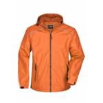 James & Nicholson Sportliche, funktionale Outdoorjacke Herren JN1118 Gr. 3XL orange/carbon