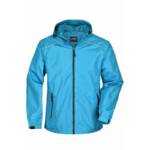 James & Nicholson Sportliche, funktionale Outdoorjacke Herren JN1118 Gr. XL turquoise/iron-grey