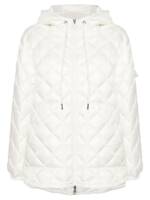 Moncler Jacke mit Logo-Applikation - Weiß