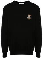 Moschino Pullover mit Teddy-Motiv - Schwarz