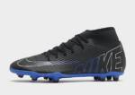 Nike Mercurial Superfly Club FG - Herren, Black/Hyper Royal/Chrome