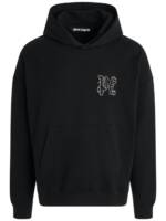 Palm Angels Hoodie mit Logo-Patch - Schwarz