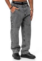 RedBridge Destroyed-Jeans Red Bridge Herren Baggy Jeans Hose Denim Pants 5-Pocket-Style