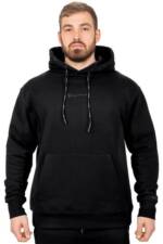 Reichstadt Trainingspullover Sport Herren Hoodie 23RS034 Black L mit Eleganten Details