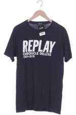 Replay Herren T-Shirt, marineblau, Gr. 54