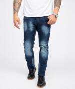 Rock Creek Regular-fit-Jeans Herren Jeans Regular Fit Dunkelblau RC-2110