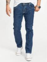 Rock Creek Regular-fit-Jeans Herren Jeans Stonewashed Blau RC-2407