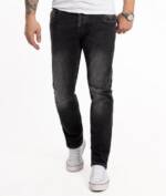 Rock Creek Regular-fit-Jeans Herren Jeans Stonewashed Dunkelgrau RC-2273