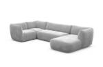 Sofa Dreams Wohnlandschaft Sofa Stoff Polstersofa Stoffcouch Stoffsofa Madrid U Form Couch, Loungesofa