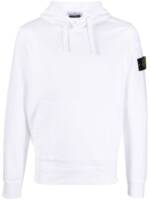 Stone Island Hoodie mit Kompass - Weiß