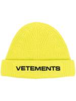 VETEMENTS Mütze mit Logo-Stickerei - Gelb