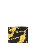 Versace Jeans Couture Portemonnaie mit Barock-Print - Schwarz