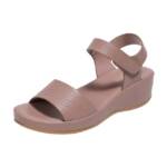 Zoclack Keilsandalen Damen Keilabsatz Sommerschuh Plateau Sandale Keilsandalette Vegan