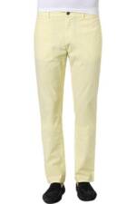 7 for all mankind Herren Chino gelb Baumwolle Slim Fit