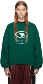 ADER error Green Etik Sweatshirt