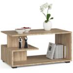 Abamihome - akord Couchtisch Holz | Pin 90x45x51cm| Schrank für Wohnzimmer | Schlafzimmer Schrank | Minimalistisch Modernes Design | Laminatplatte