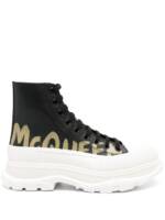 Alexander McQueen Tread Slick Sneakers - Schwarz