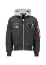 Alpha Industries Bomberjacke Alpha Industries Men - Bomber Jackets MA-1 VF Hood Dark Side