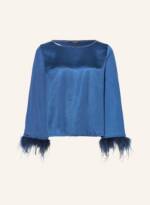 Ana Alcazar Blusenshirt Aus Satin blau