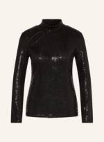 Ana Alcazar Blusenshirt Mit Pailletten Und Cut-Out schwarz