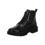 Ara Manchester - Damen Schuhe Stiefelette Lackleder schwarz