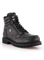 BOGNER Herren Schuhe schwarz Glattleder