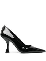 BY FAR Spitze Pumps aus Lackleder 95mm - Schwarz