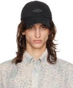 Balenciaga Black 3B Stencil Cap