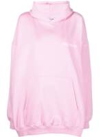 Balenciaga Hoodie mit Logo-Print - Rosa