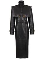 Balmain Trenchcoat mit Gürtel - Schwarz