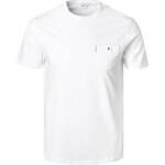 Ben Sherman Herren T-Shirt weiß Baumwolle