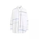 Bottega Veneta - Check White Blue Green Cotton Shirt - Größe 36 - white