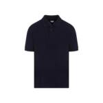 Bottega Veneta - Navy Blue Cotton Polo - Größe L - blue