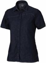 Bulls Workwear Damen kurzarm Bluse S denim