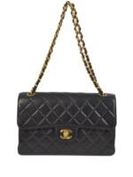 CHANEL Pre-Owned 1997 Both Side Classic Flap Schultertasche - Schwarz