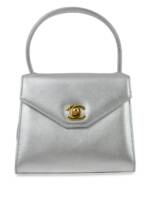 CHANEL Pre-Owned 1997 Handtasche mit CC Lock - Silber