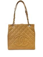 CHANEL Pre-Owned 2003 Petit Shopping Handtasche - Nude