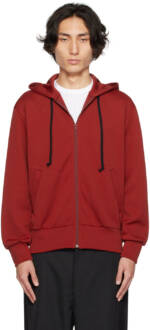 COMME des GARÇONS PLAY Burgundy Invader Edition Hoodie