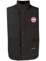 Canada Goose Gefütterte Weste mit Logo-Patch - Schwarz