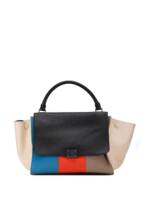 Céline Pre-Owned 2012 mittelgroße Colourblock Trapeze Satchel-Tasche - Mehrfarbig