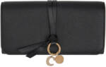 Chloé Black Alphabet Long Flap Wallet